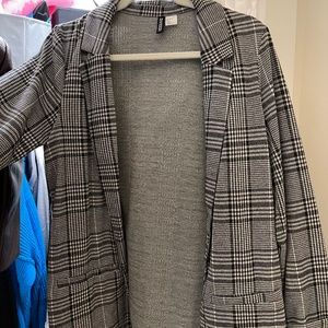 H&M Black and White Blazer